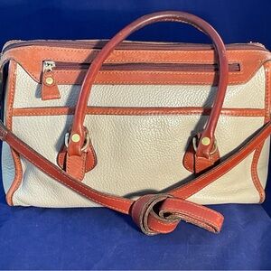 Liz Claiborne Tan and Brown Shoulder Bag